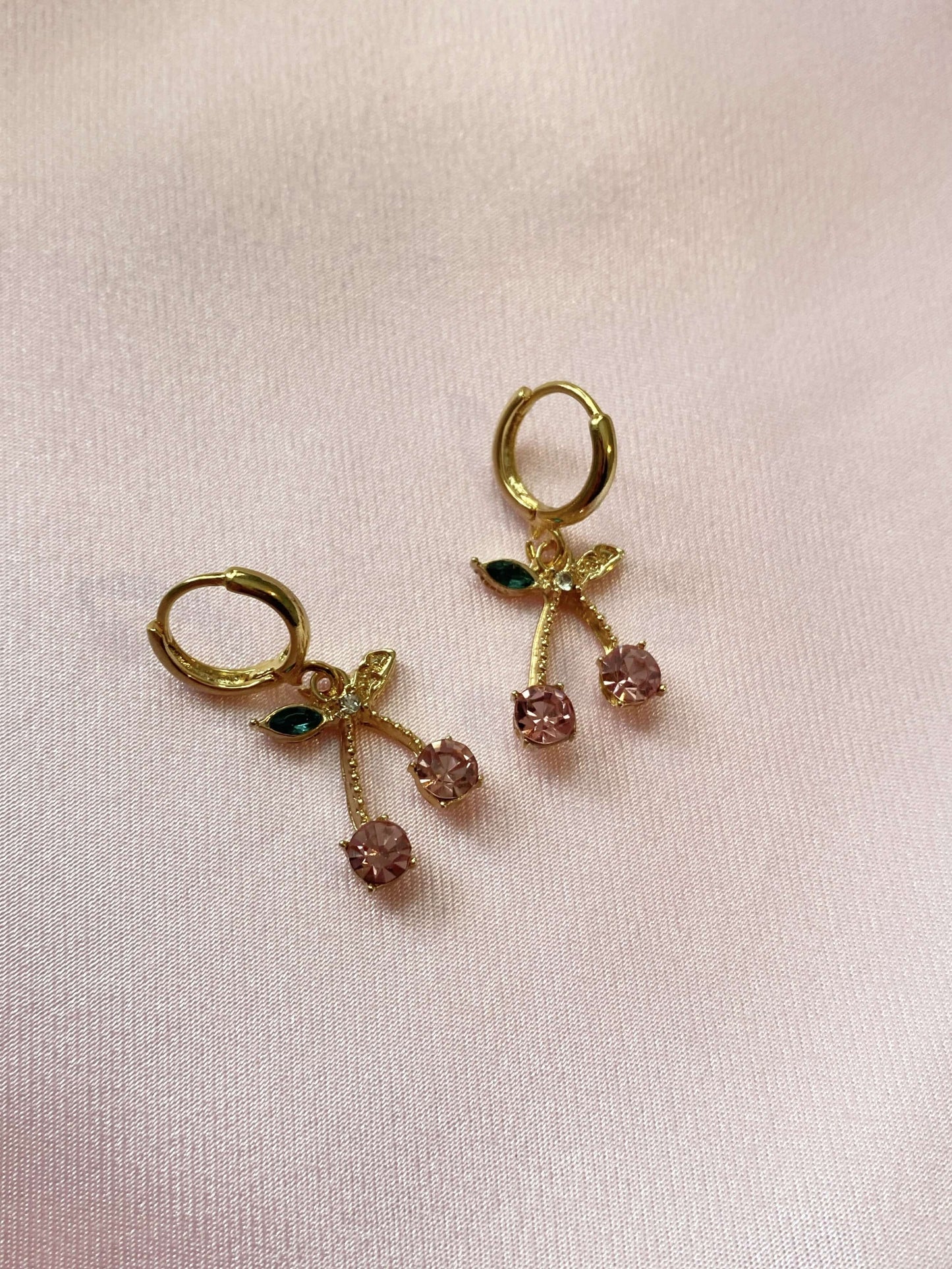 Icy Cherry Huggies (Pink or Red) - Luna Alaska Jewelry