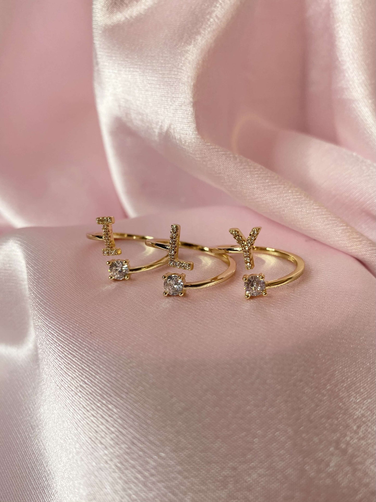 Initial Ring - Luna Alaska Jewelry