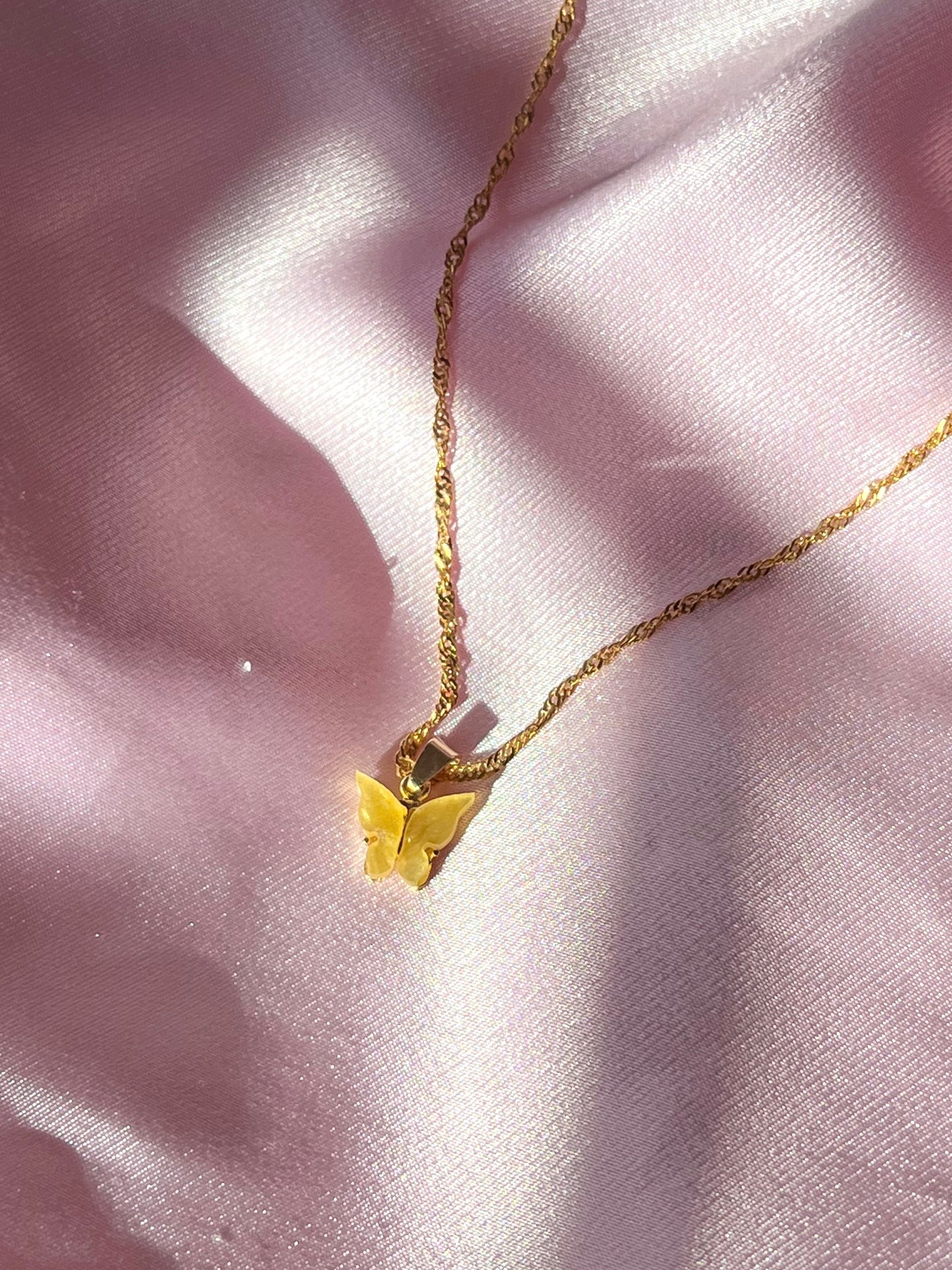 Sunshine Butterfly Necklace