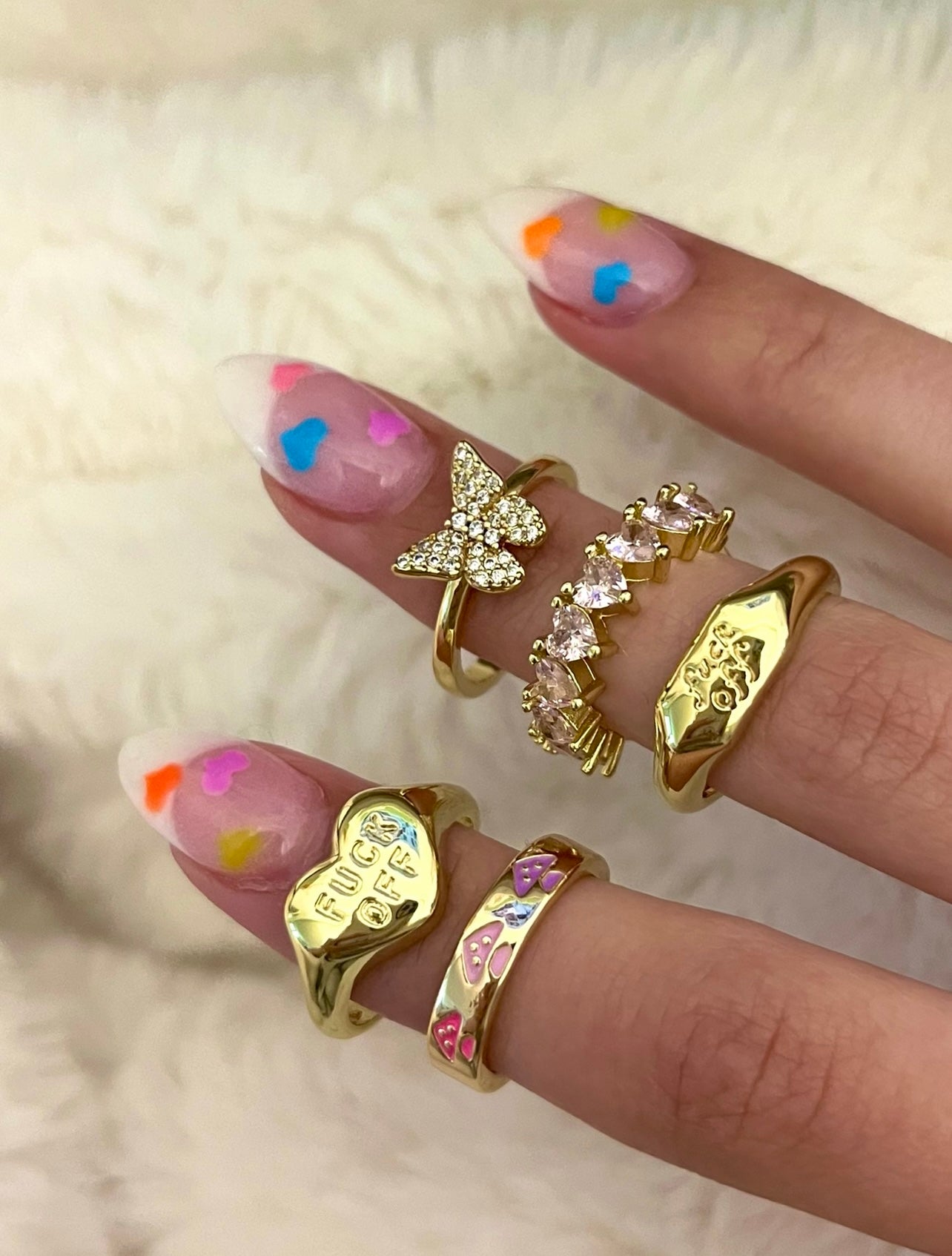 F Off Ring - Luna Alaska Jewelry