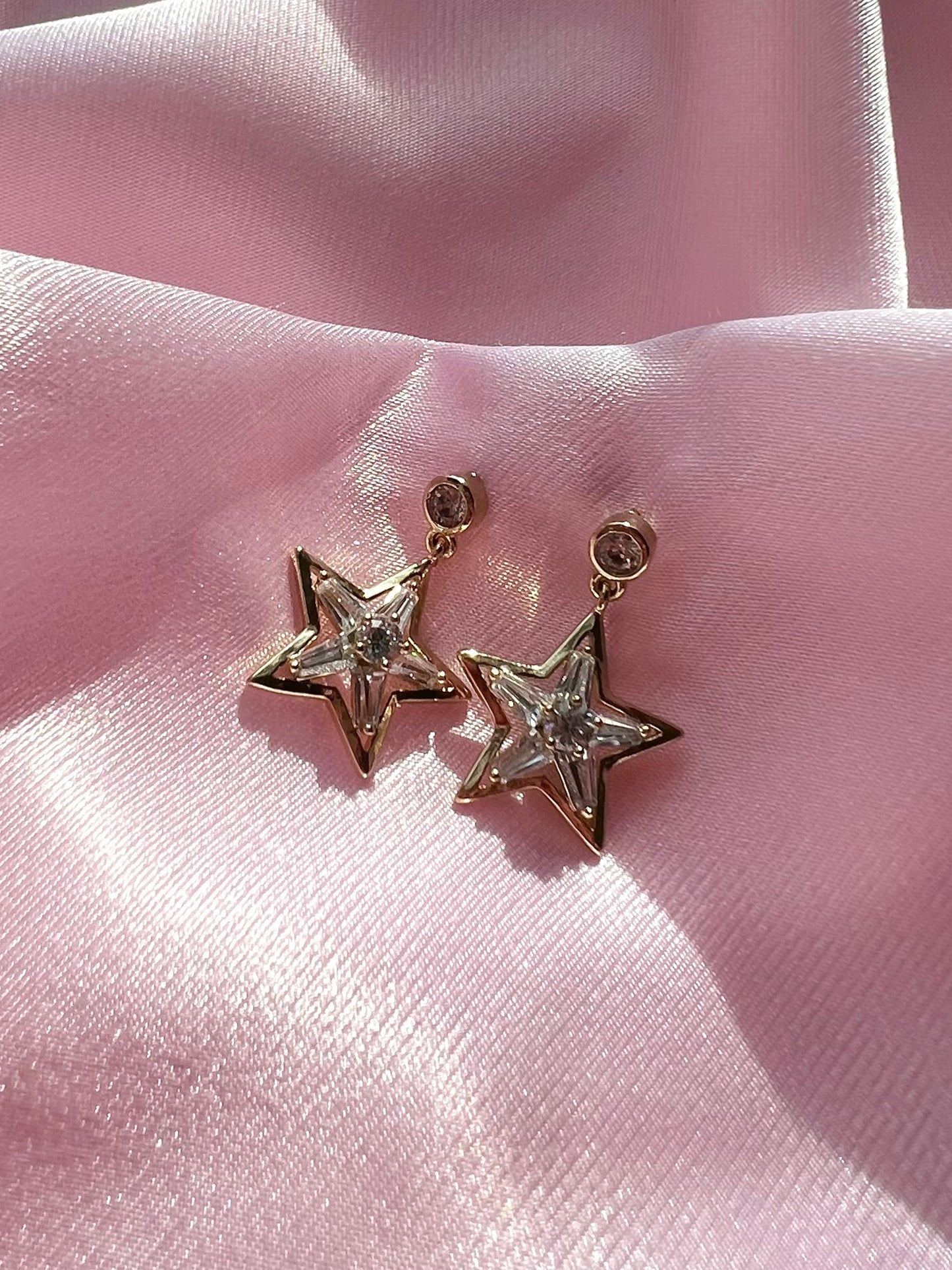 Crystal Stars (18k gold)