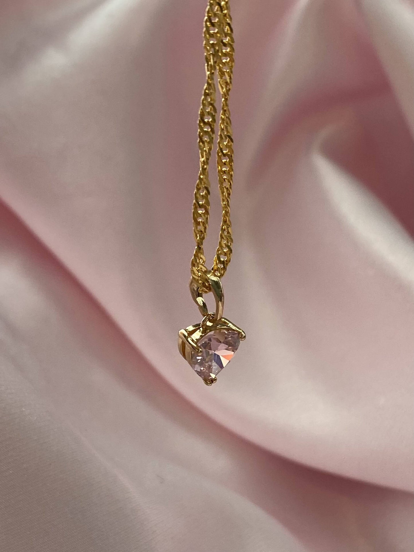 Candy Gem Necklace (18k gold) - Luna Alaska Jewelry