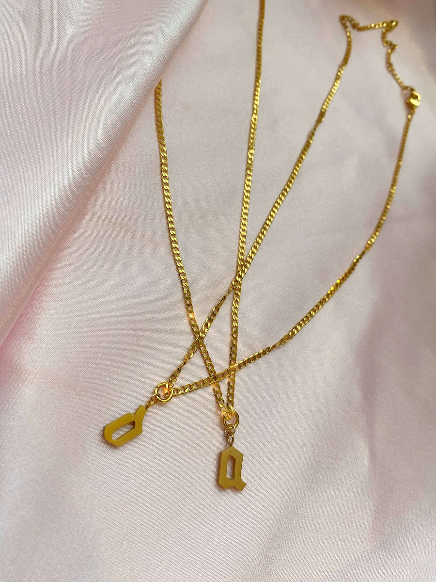 日本未入荷☆KING ICE☆The Old English Letter I Necklace Bubble Letter I Necklace | ABC Collection | King Ice