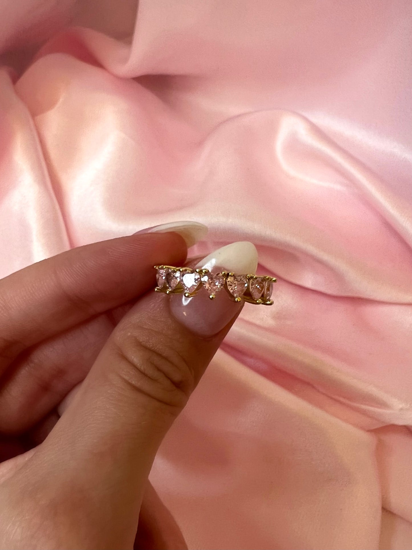 Evermore Ring (Pink or Clear) - Luna Alaska Jewelry