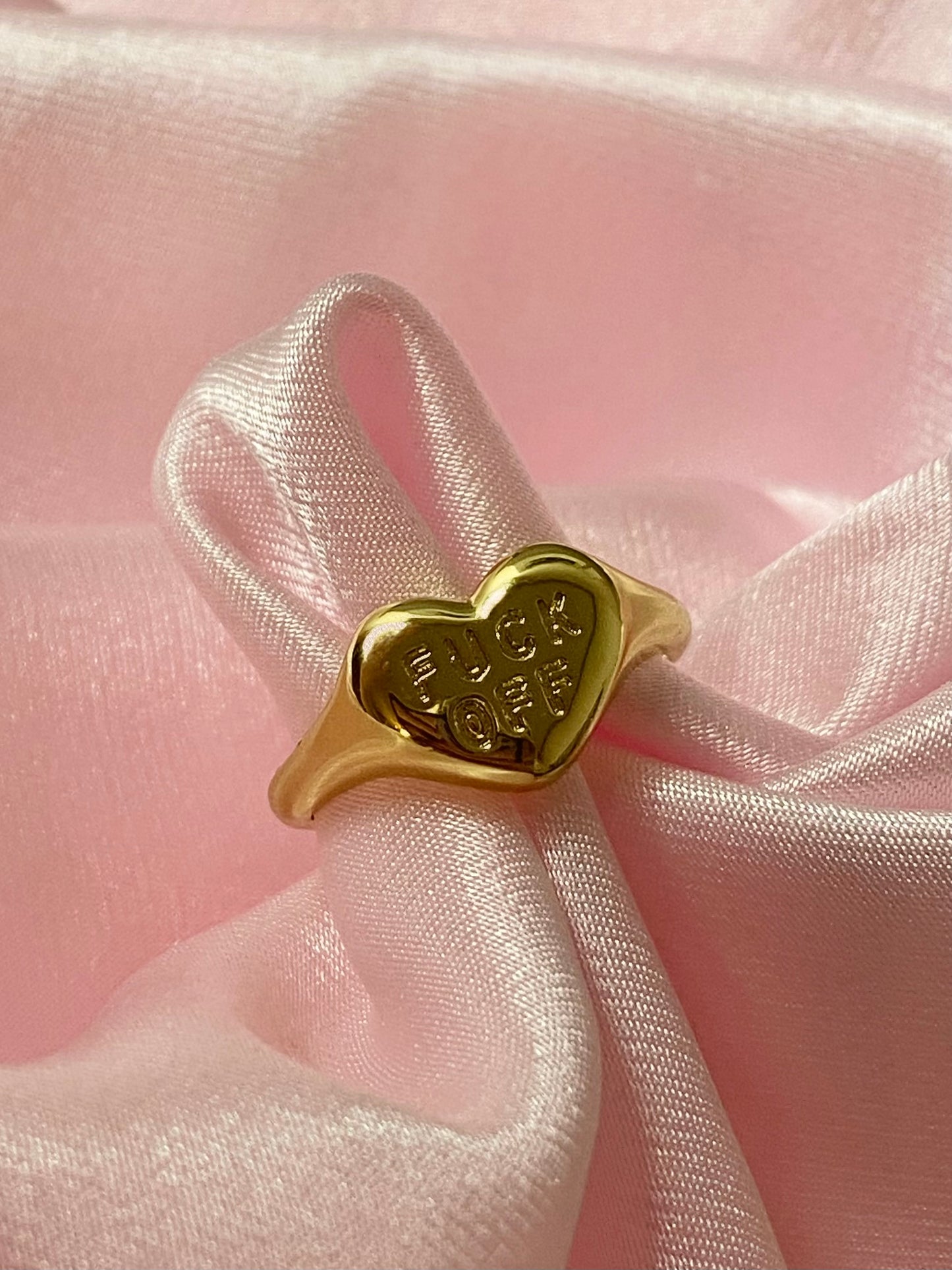 F Off Ring - Luna Alaska Jewelry