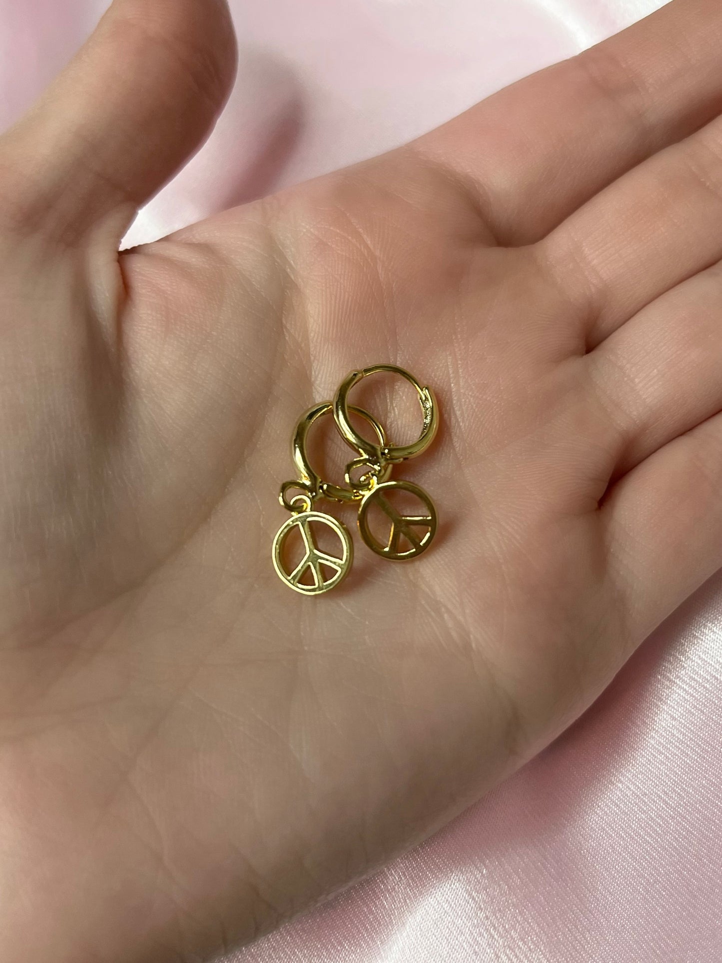 Peace n Love Huggies - Luna Alaska Jewelry