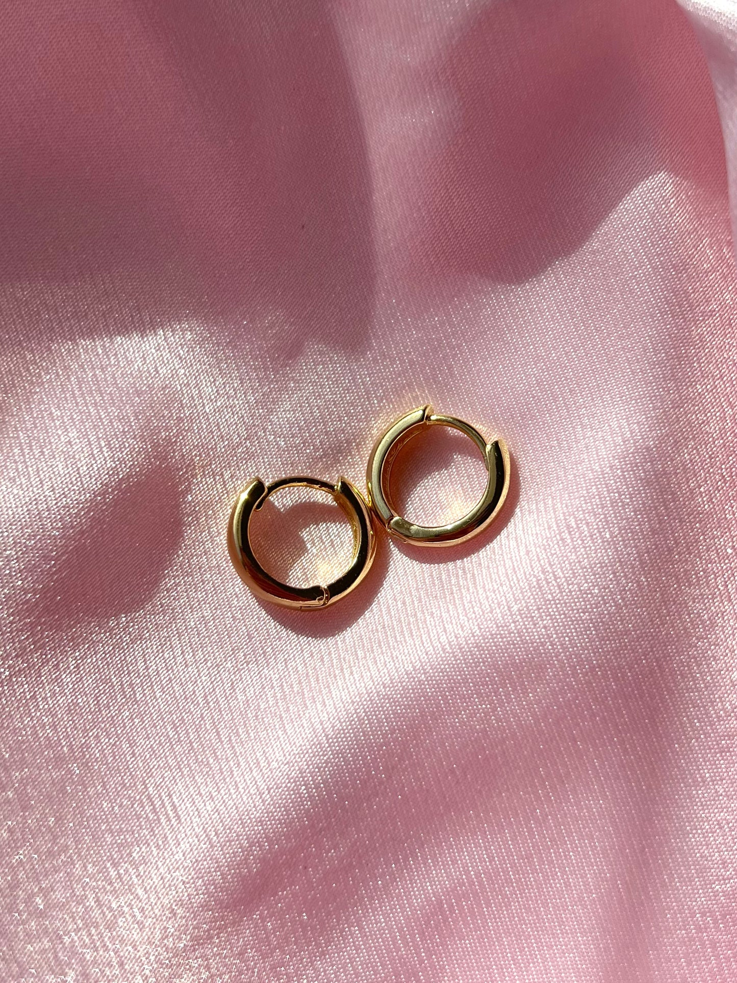 Angel Baby Hoops (14k gold)