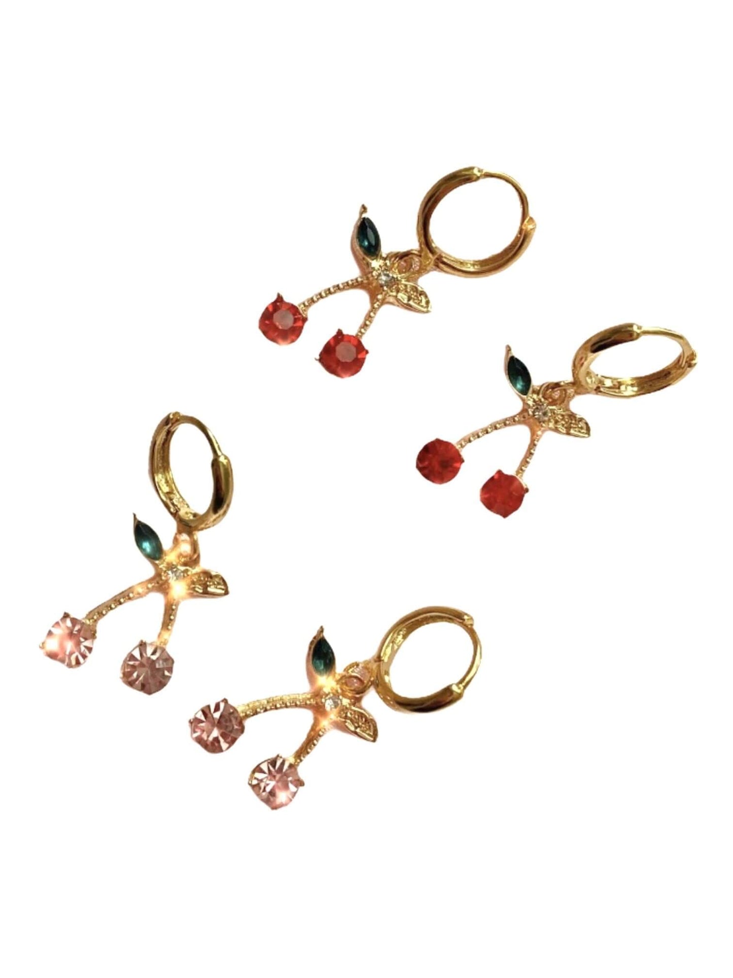 Icy Cherry Huggies (Pink or Red) - Luna Alaska Jewelry