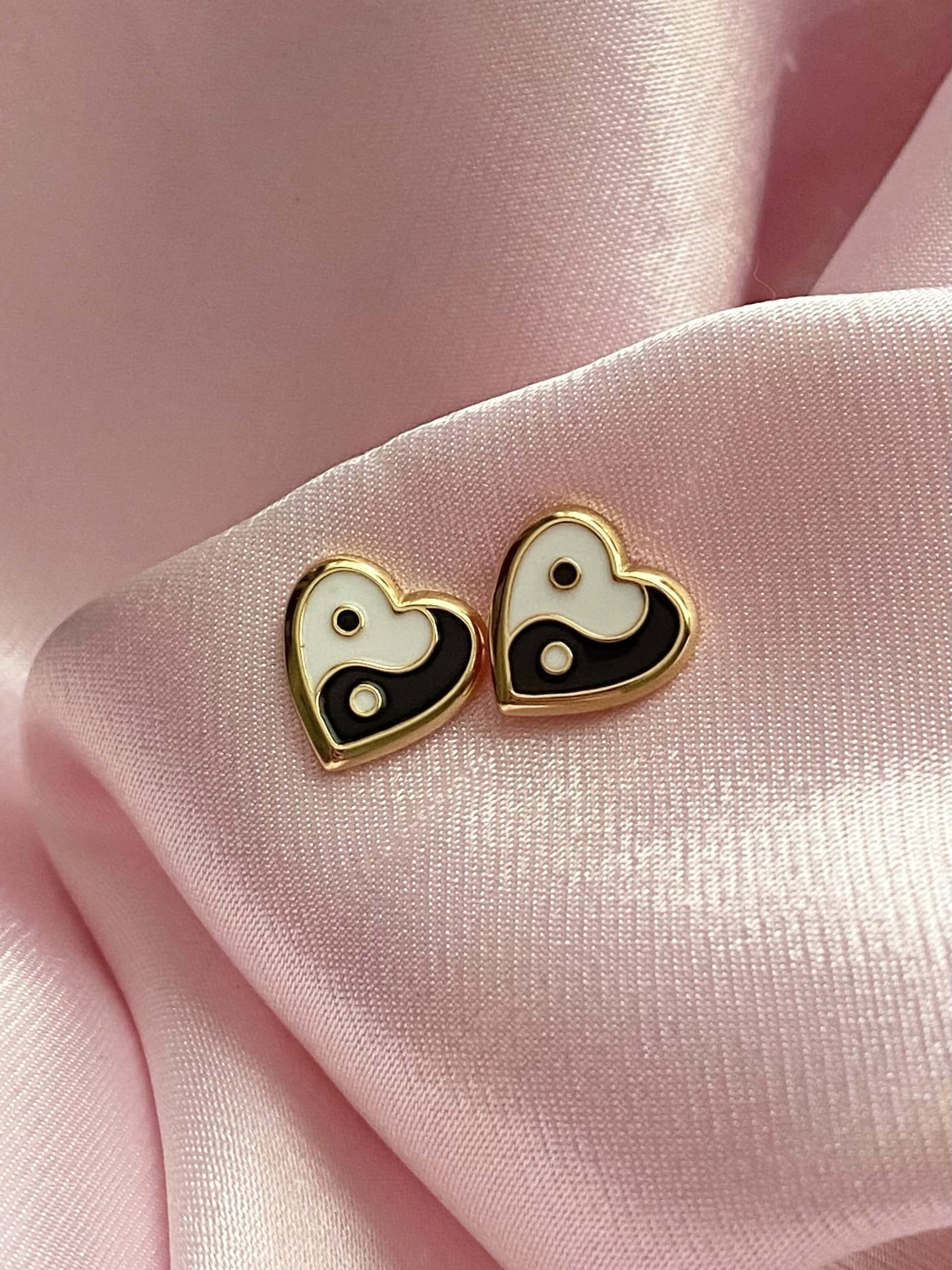 Yin Yang Studs - Luna Alaska Jewelry
