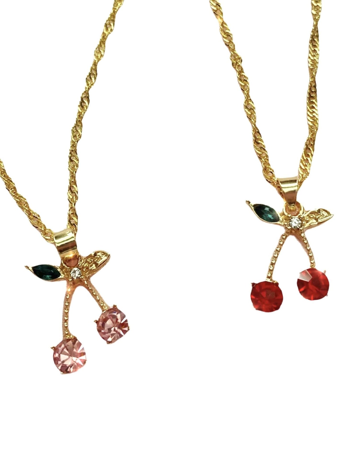 Icy Cherry Necklace (Pink or Red) - Luna Alaska Jewelry