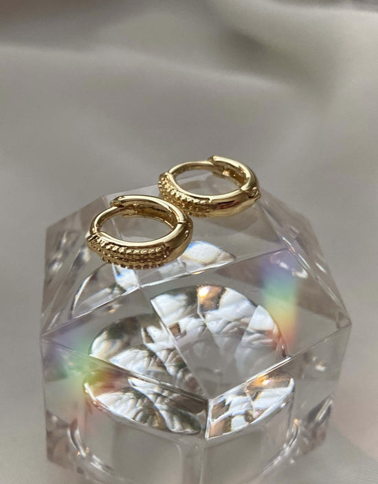 70's Chic Hoops (24k gold) - Luna Alaska Jewelry