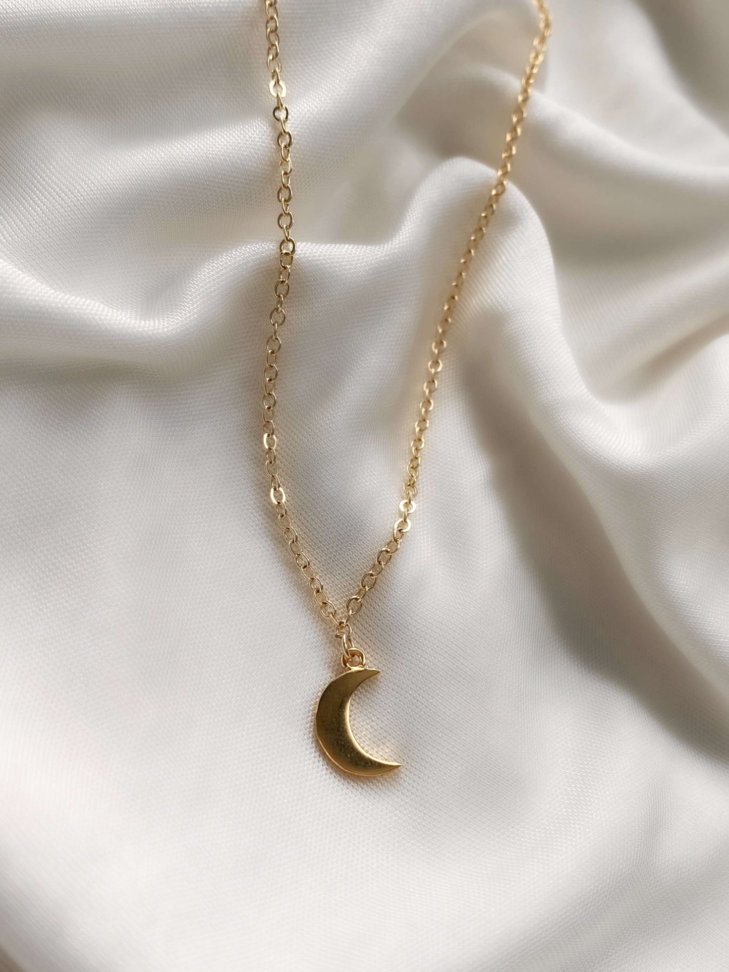 Crescent Moon Choker - Luna Alaska Jewelry