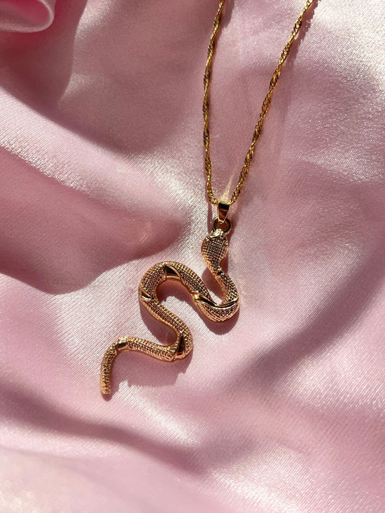 Retro Serpent Necklace