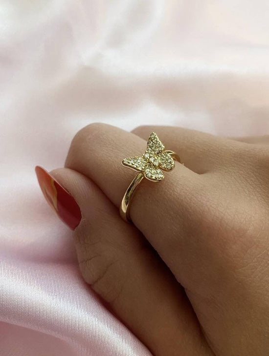 Luxe Butterfly Ring - Luna Alaska Jewelry