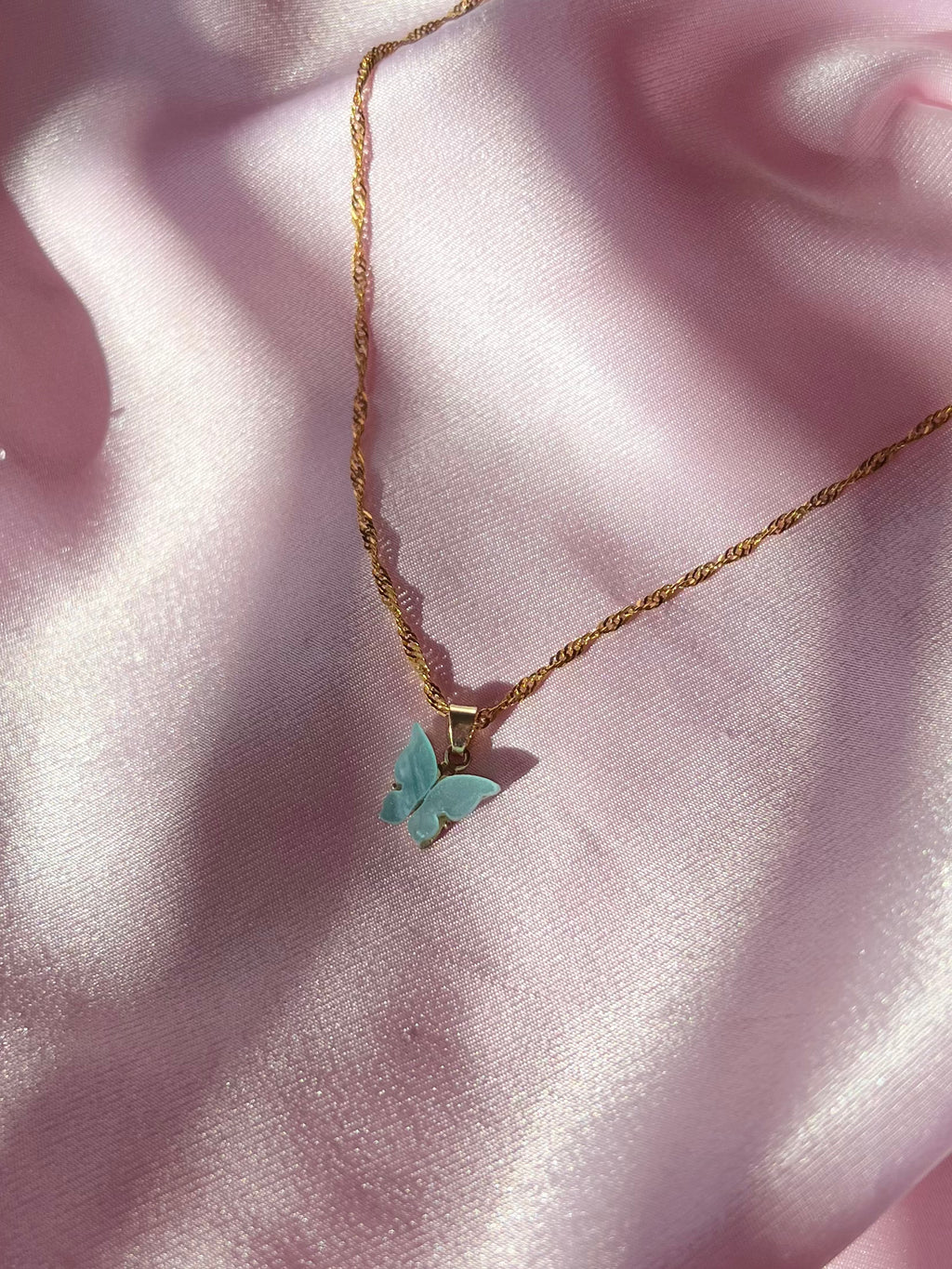 Lil skies butterfly on sale necklace