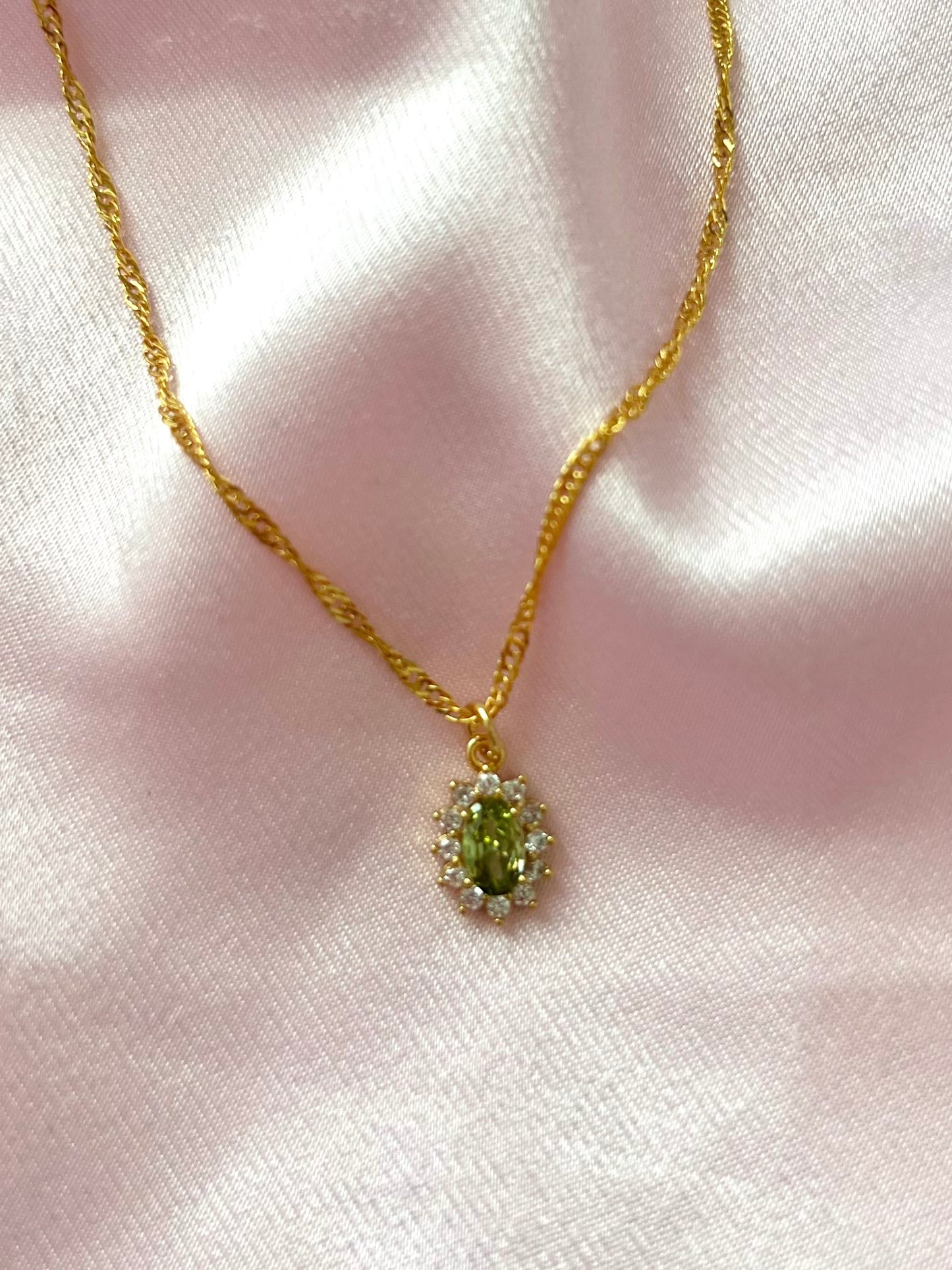 Sage Necklace (18k gold) - Luna Alaska Jewelry
