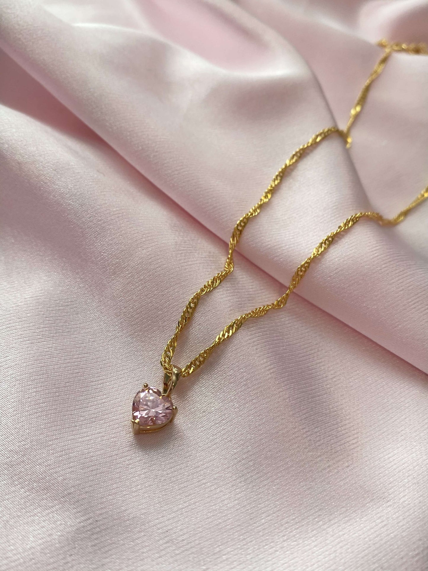 Candy Gem Necklace (18k gold) - Luna Alaska Jewelry