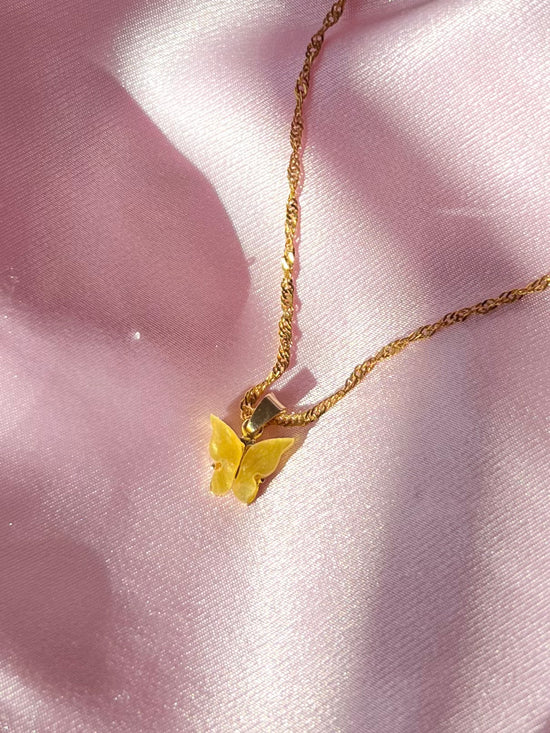 Sunshine Butterfly Necklace