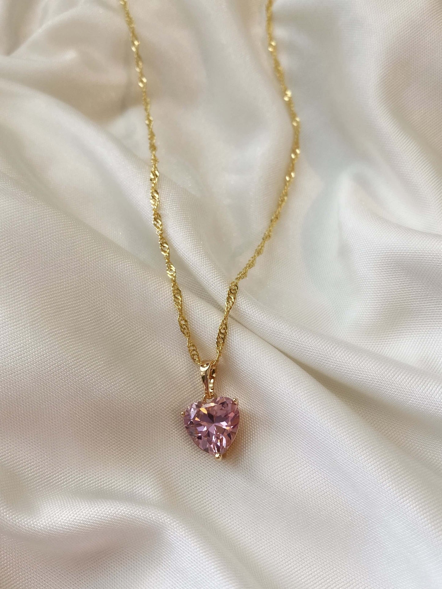 Candy Gem Necklace (18k gold) - Luna Alaska Jewelry